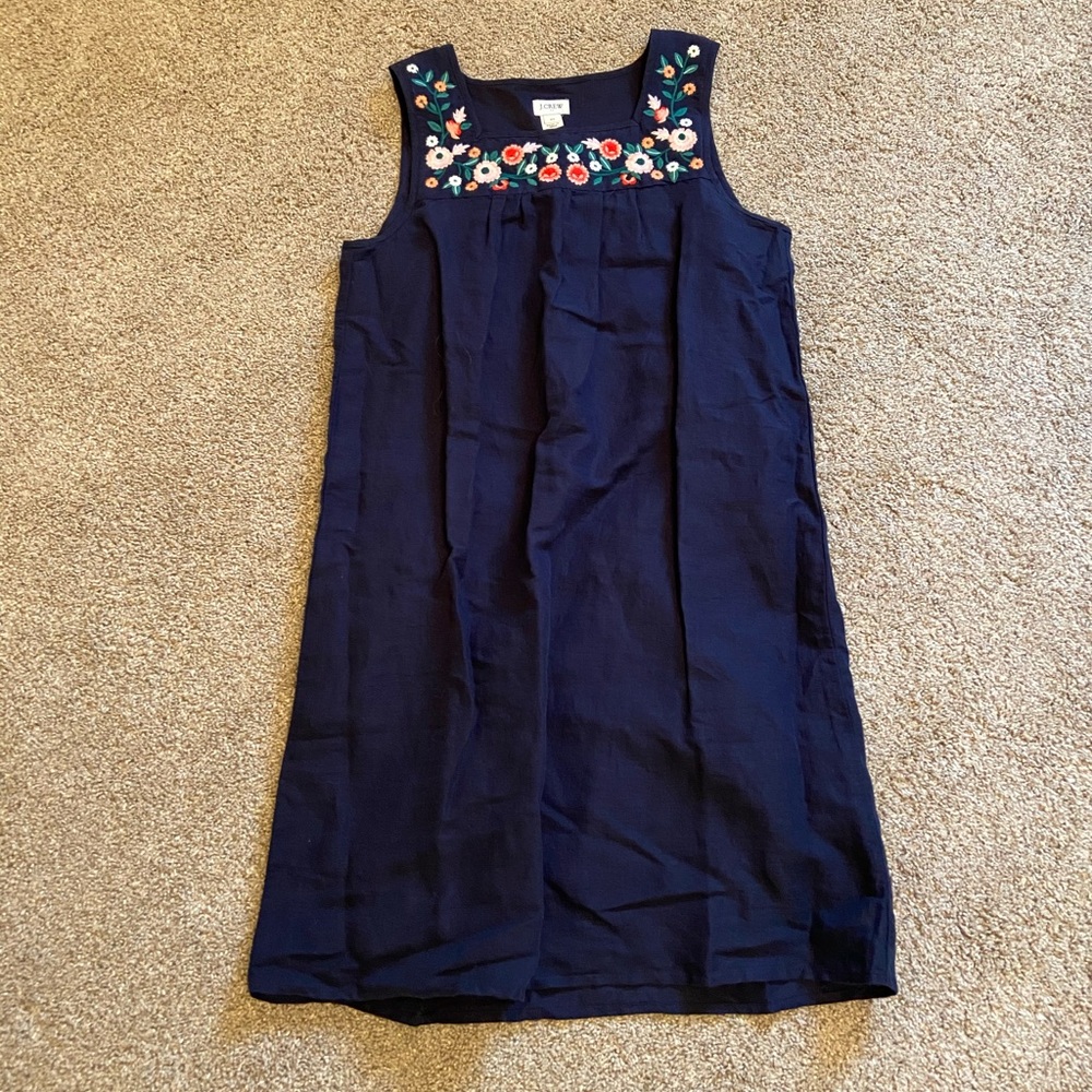 J Crew Factory embroidered dress